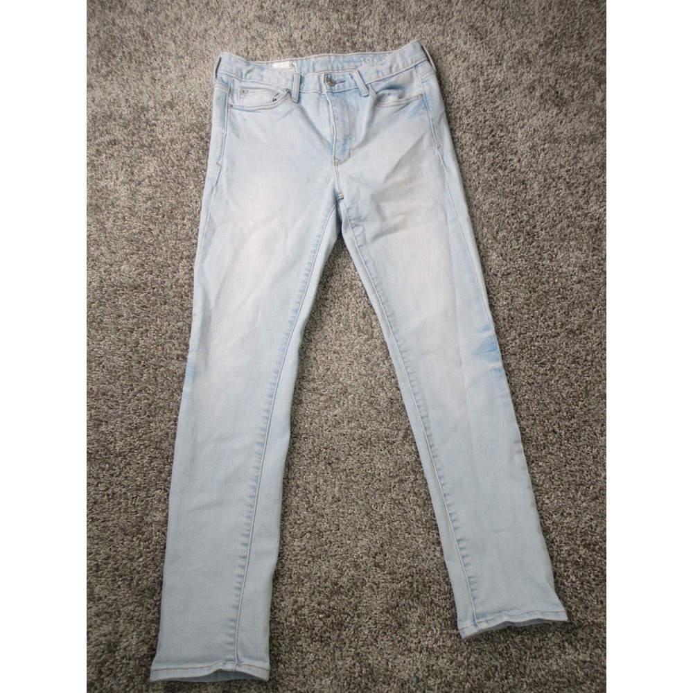 Gap 1969 Always Skinny High Rise Jeans Size 26r Light Wash Denim Women's Pants